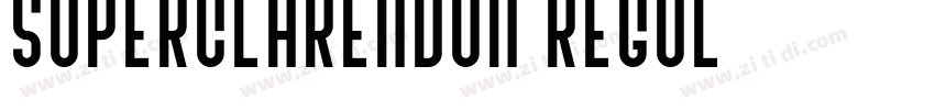 Superclarendon regul字体转换